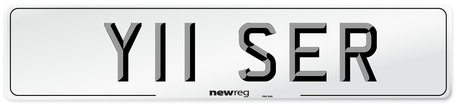 Y11 SER Number Plate from New Reg